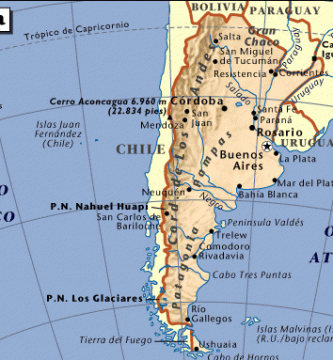 Mapa argentina