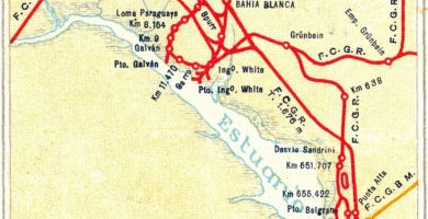 Mapa bahia blanca