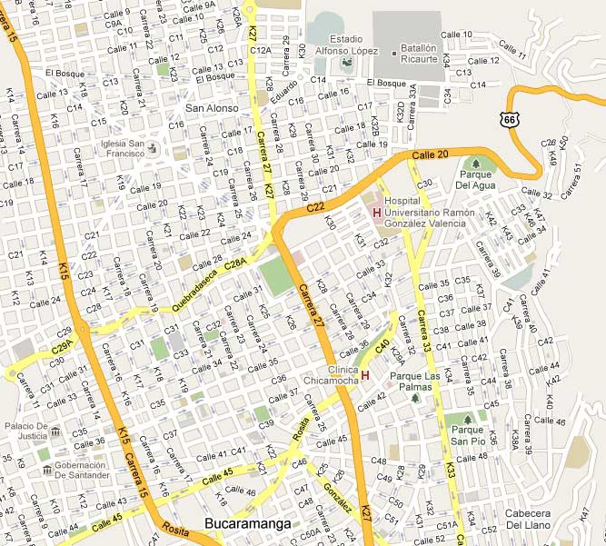 Mapa callejero online