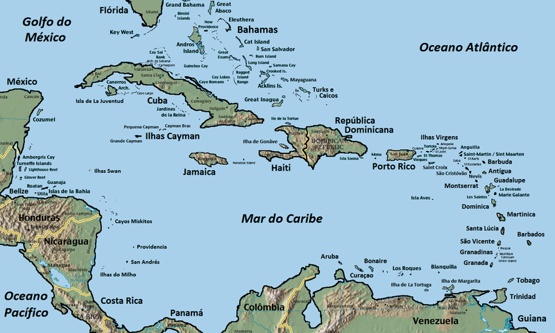 Mapa caribe