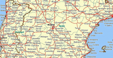 Mapa carreteras de españa