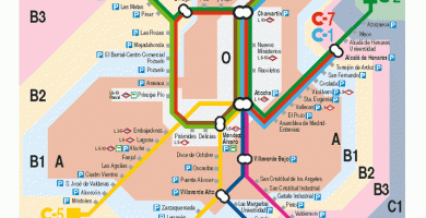 Mapa cercanias madrid