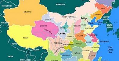Mapa china