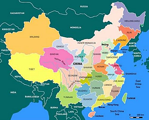 Mapa china
