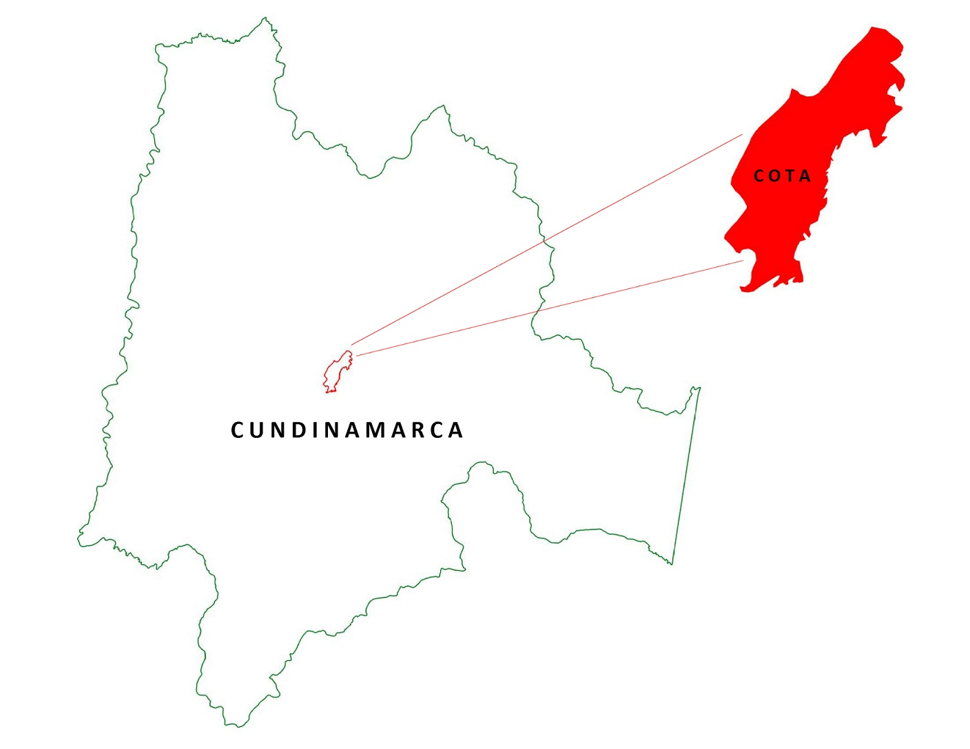 Mapa cundinamarca