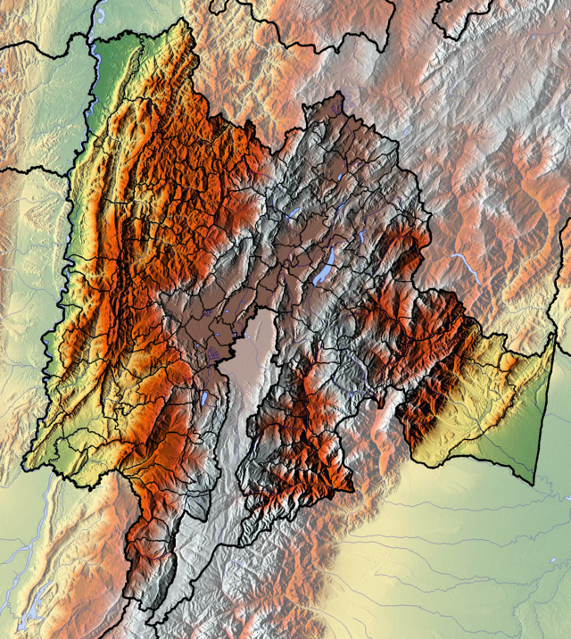 Mapa cundinamarca