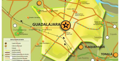 Mapa de Guadalajara online