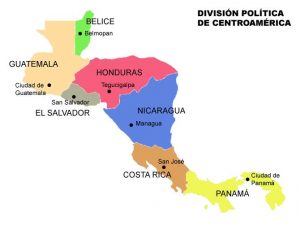 Mapa de centroamerica gratis