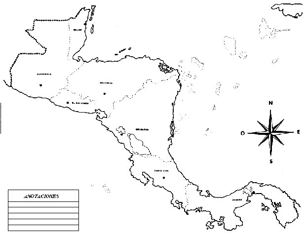 Mapa de centroamerica online