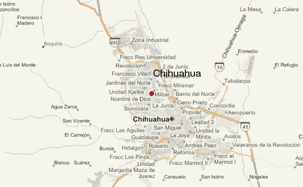 Mapa de chihuahua