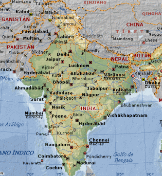 Mapa de india