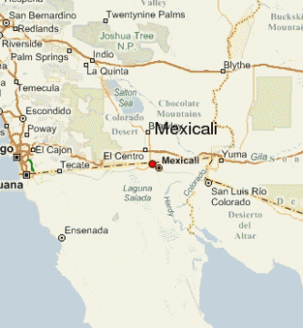 Mapa de mexicali