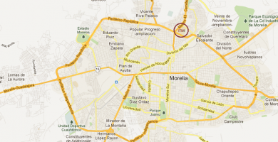 Mapa de morelia