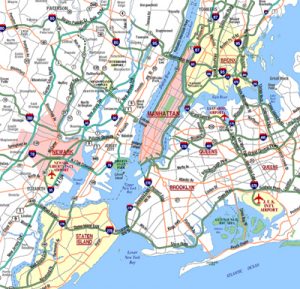 Mapa de nueva york