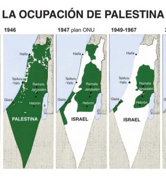 Mapa de ocupacion palestina