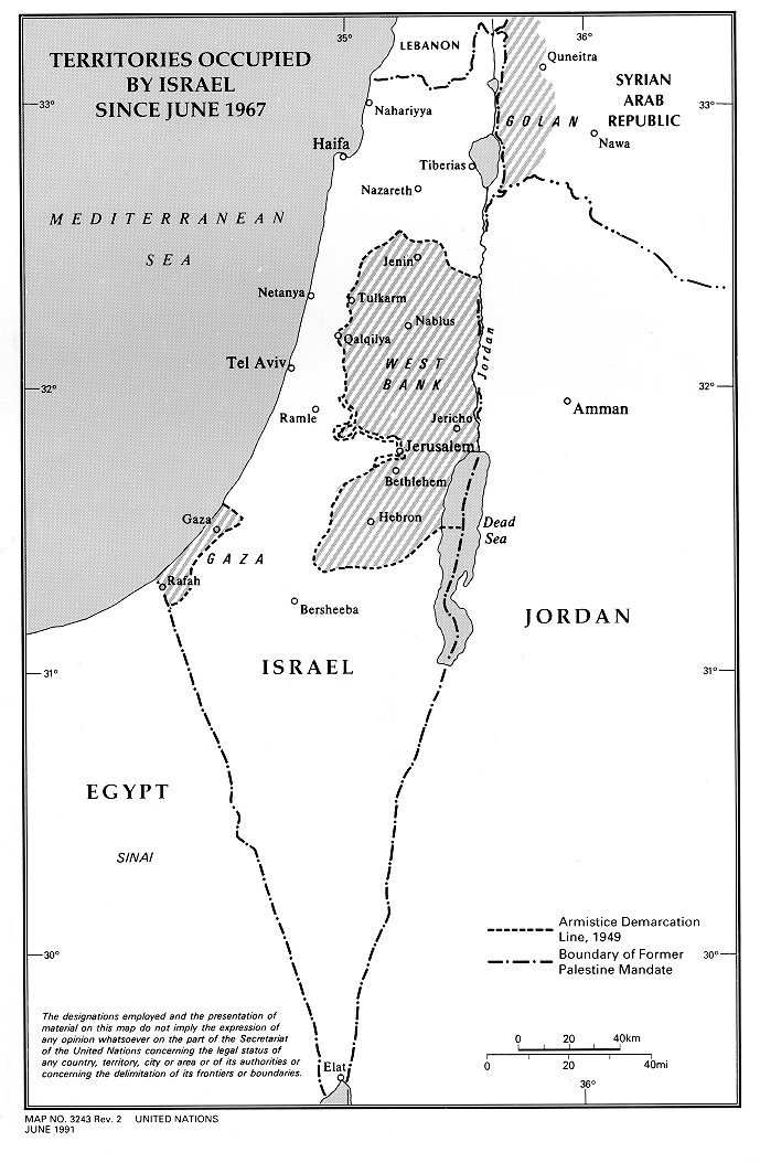 Mapa de palestina