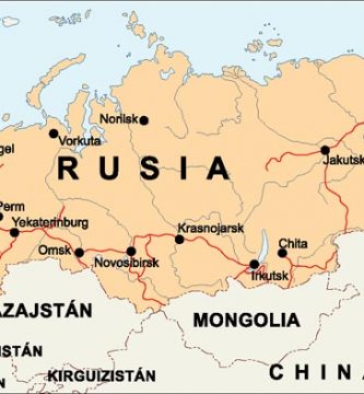 Mapa de rusia