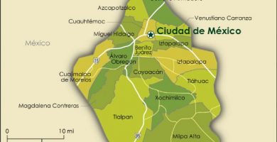 Mapa del df