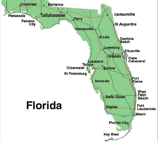 Mapa florida
