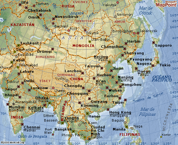 Mapa geografico ver