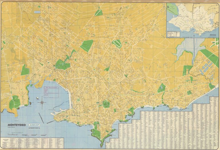 Mapa de Montevideo Mapa de Montevideo