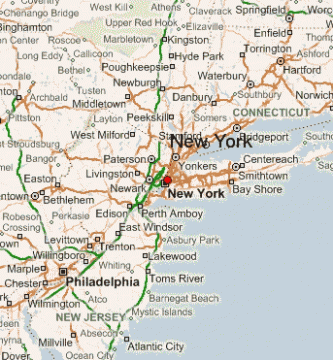 Mapa new york