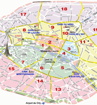 Mapa paris