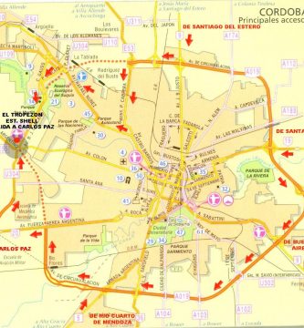 Mapa plano cordoba capital