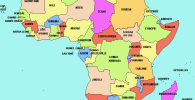 Mapa politico africa