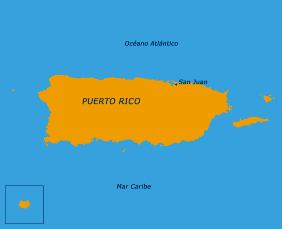 Mapa puerto rico