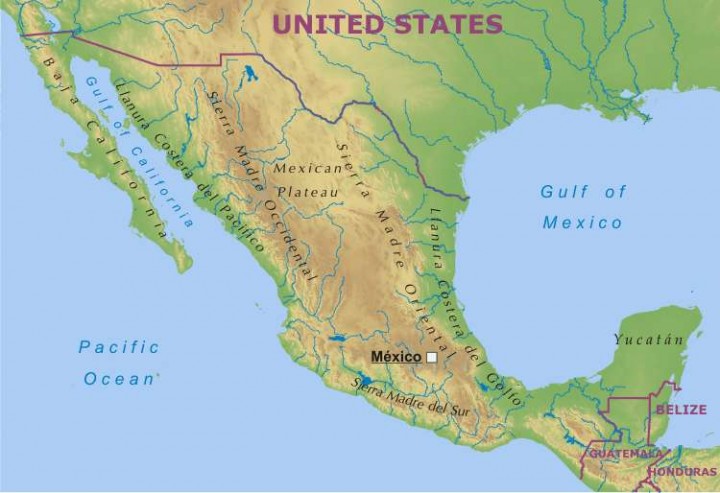 Mapa republica mexicana