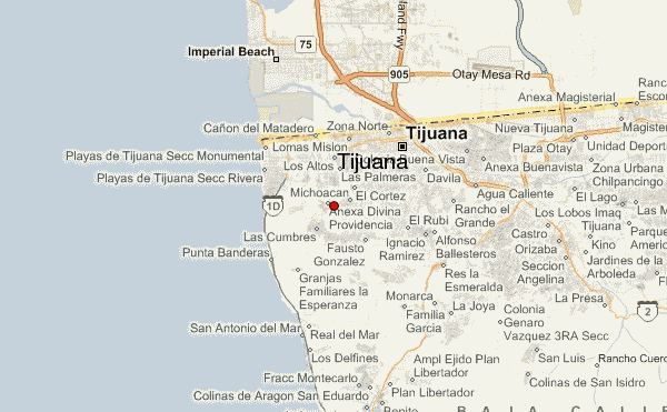 Mapa tijuana