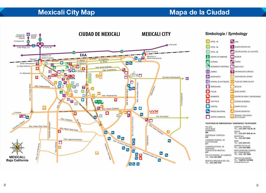 Mexicali mapa