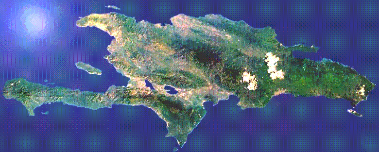 Resultado de imagen para Republica Dominicana mapa satelital